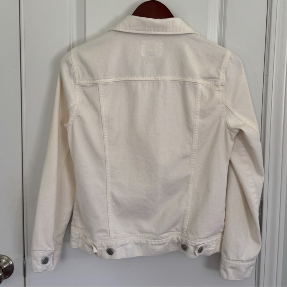 Old Navy White Denim Jacket - Picture 6 of 9